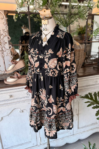 Sandy Dress Black by Umgee Dresses Umgee