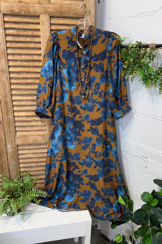 Nikola Long Dress Camel by Entro Dresses Entro