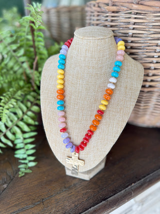 Spree Necklace Bright Multi Necklaces SM Style