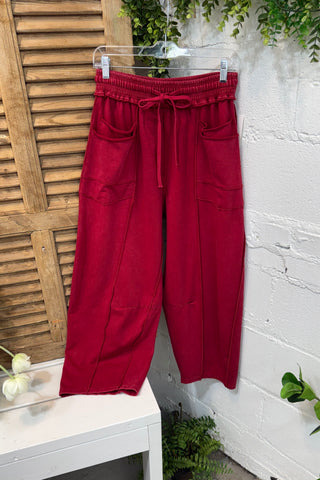 Woodland Pants Dk Red