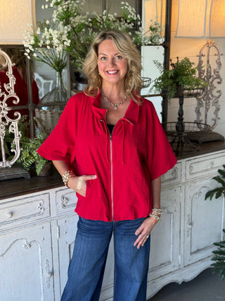 Elements Jacket Red by Umgee