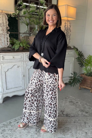 Game Changer Pants Leopard Pants Disco