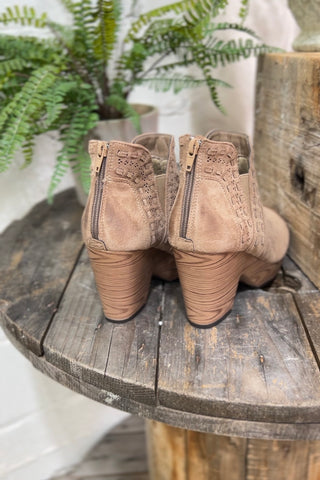 Pam Booties Taupe Boots Pierre Dumas   