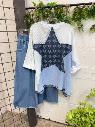Rockstar Top Blue
