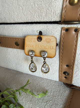 Doris Earrings Bronze by Pink Panache Earrings Pink Panache