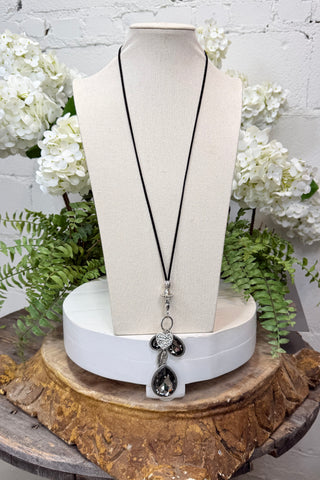 Romi Necklace Black Necklaces L & B Creations