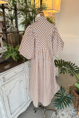 Harrison Long Dress Brown by Umgee