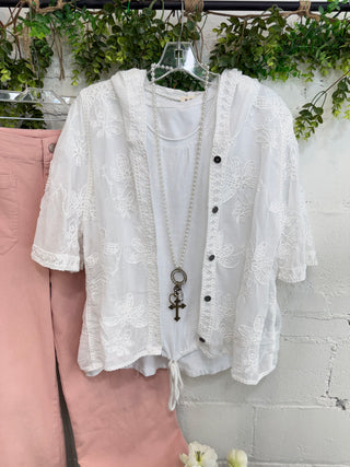 Natalie Top Off White Shirts & Tops Pol Clothing
