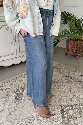 Skylar Pants Dark Denim Pants Mittoshop