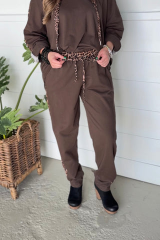 Gone Wild Pants Brown Pants Sunflower