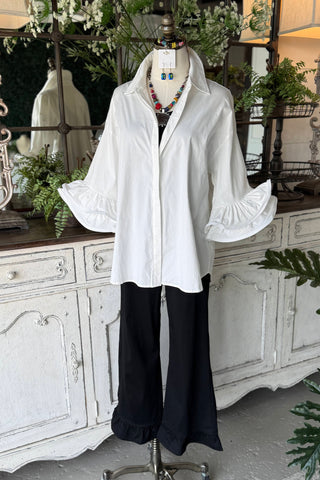 Vivacious Top White by Easel