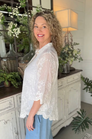 Heavenly Top by Pol Clothing Shirts & Tops Pol Clothing