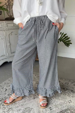 Checkmate Pants Black Pants Vine & Love