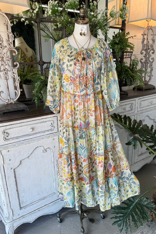 Small Town Maxi Dress Vanilla by POL Clothing
