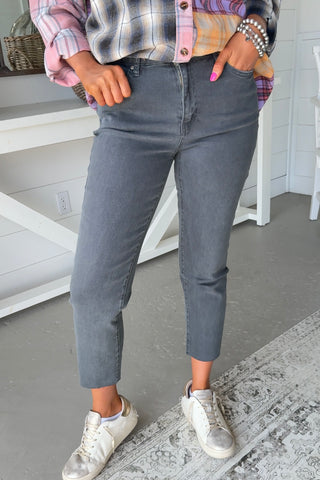 Into It Pants Ash Pants Zenana