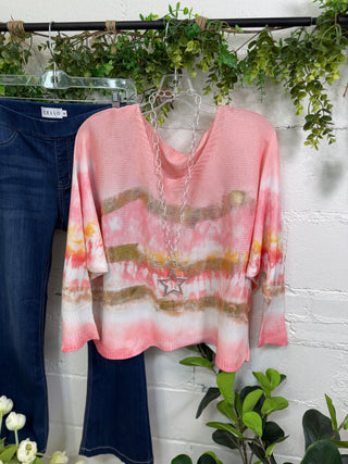 Maui Glow Sweater Blush Sweater OHLALA