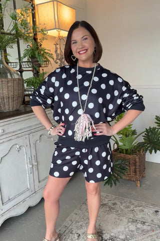 Corabelle Short Set Black Short Set LovLov