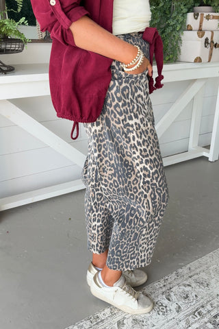Entice Me Leopard Barrel Jeans Jeans eesome