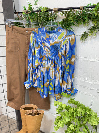 Distinct Royal Blue by Eesome Shirts & Tops eesome