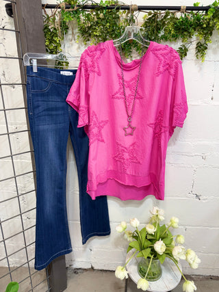 Jocelyn Top Fuchsia Shirts & Tops Giada Fashion