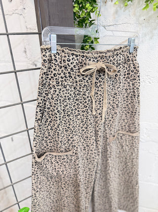 Leopard's Lair Pants Ash Mocha by Easel Pants Easel