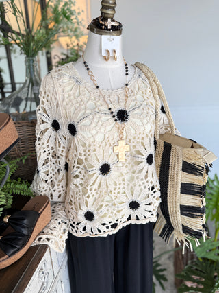 Addie Sweater Natural Sweater Pol Clothing