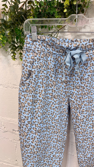 Lovin Leopard Pants Blue