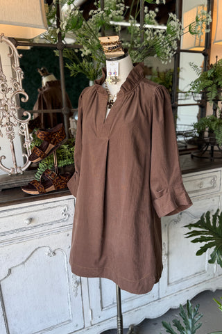 Gates Dress Brown by Umgee