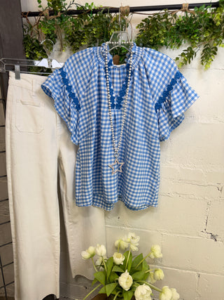 Laurie Top Blue by Umgee