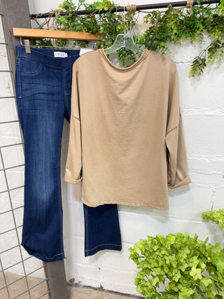 Charity Tan Shirts & Tops MuMu