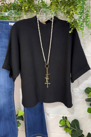 Georgia Sweater Black by Jodifl
