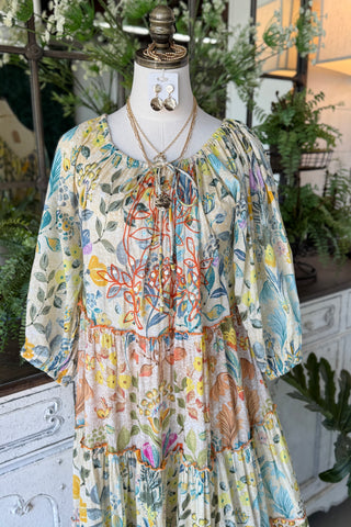 Small Town Maxi Dress Vanilla by POL Clothing