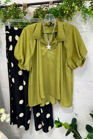 Ashburn Top Moss by Gigio Shirts & Tops Gigio