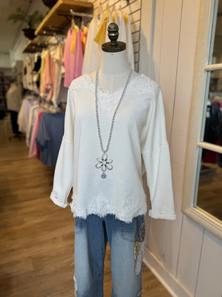 Daydreamer Top Ivory Shirts & Tops MuMu