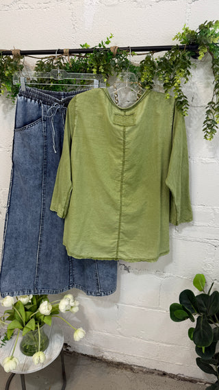 Beason Top Taupe