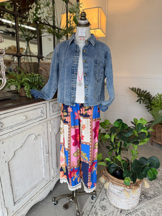 Amber Top Denim Shirts & Tops Blu Pepper