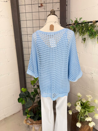 Easy Days Baby Blue sweater Camilla