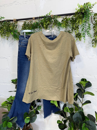 Majestic Deer Tee Olive Shirts & Tops A Rare Bird