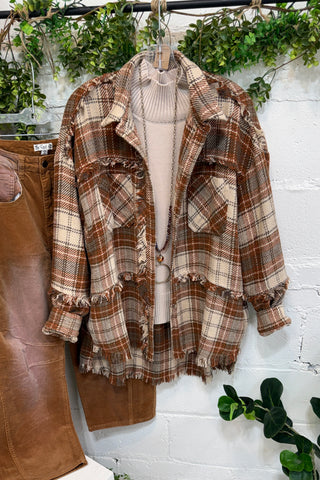 Lockwood Shacket Brown by Bibi Shacket Bibi