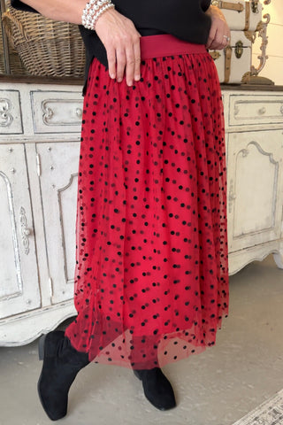 Arley Skirt Burgundy by Oddi