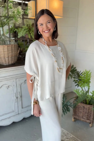 Lily Beth Top Natural Shirts & Tops Allie Rose