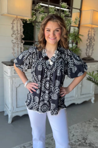 Ruth Top Black