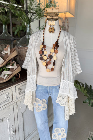 Corona Necklace Brown Multi Necklaces Greater Goods