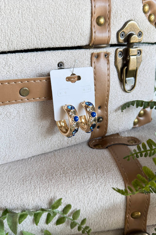Pure Elegance Earrings Blue