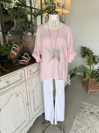 Lone Star Top Blush Shirts & Tops Sole Luna