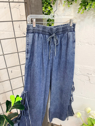 Side Shuffle Pants Denim Pants Sage & Fig