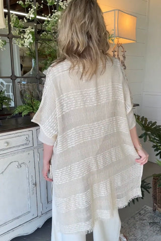 Kathleen Cardigan Natural Cardigan Pol Clothing