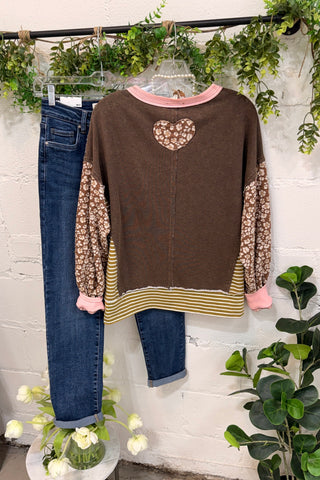 Transitions Top Coffee by Easel Shirts & Tops Easel