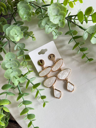 Bombshell Earrings White Earrings Whats Hot Jewelry