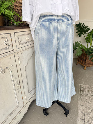 Faulkner Pants Lt Denim by Umgee Pants Umgee